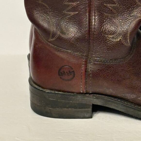 Double-H DH2251 Safety To Western Cowboy Boots 8.5 D Brown Leather main image 10